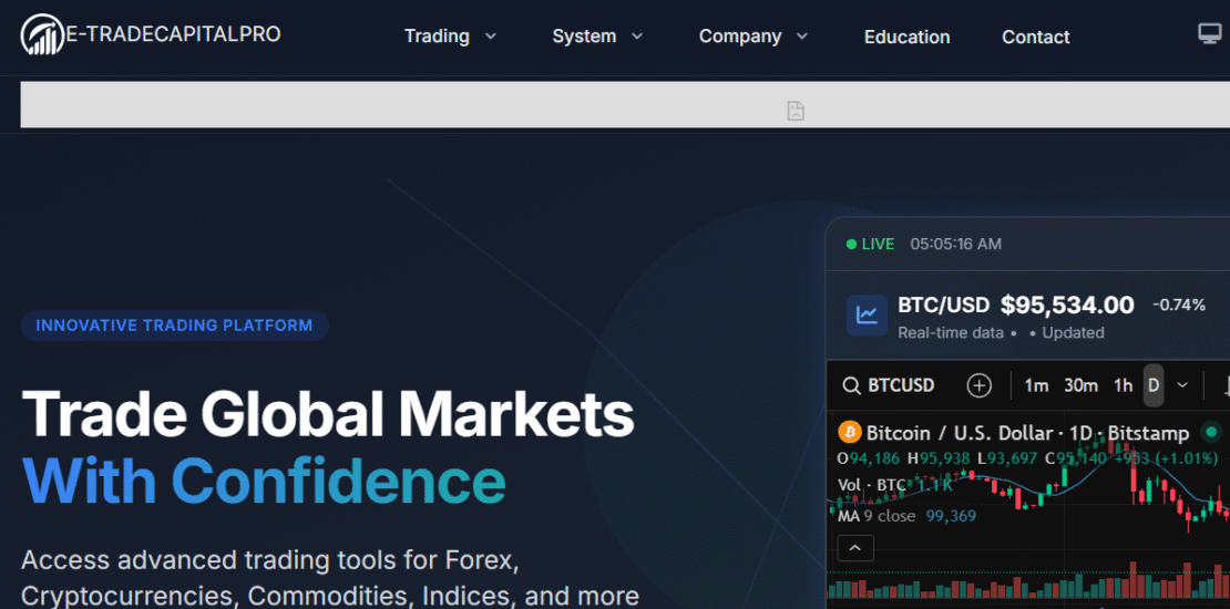 Unmasking E-tradecapitalpro.com Scam