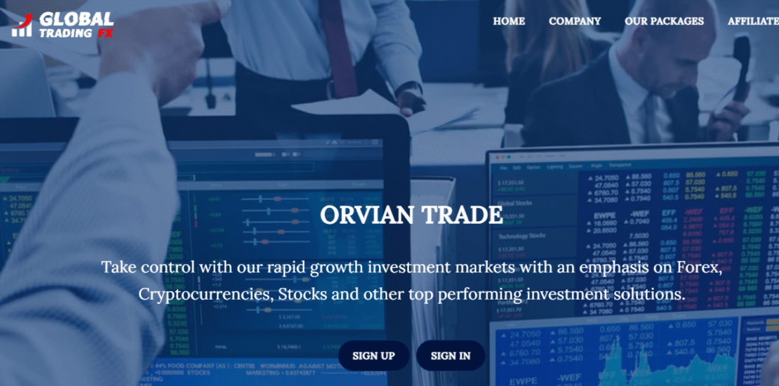 Orviantrade.com – Crypto Investment Scam