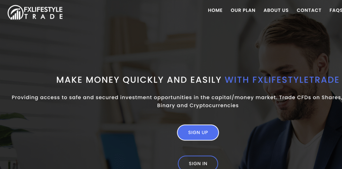 Fxlifestyletrade.com Detailed Scam Review