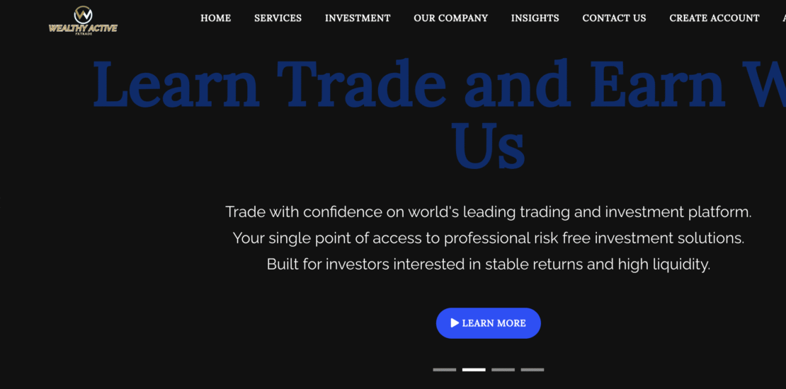 Wealthyactionfxtrade.com Scam Unmasked