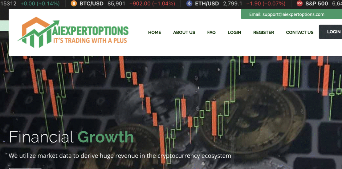 Aiexpertoptions.com Scam Overview