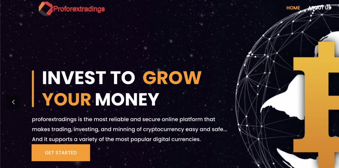 Proforextradings.com – Bitcoin Trading Scam