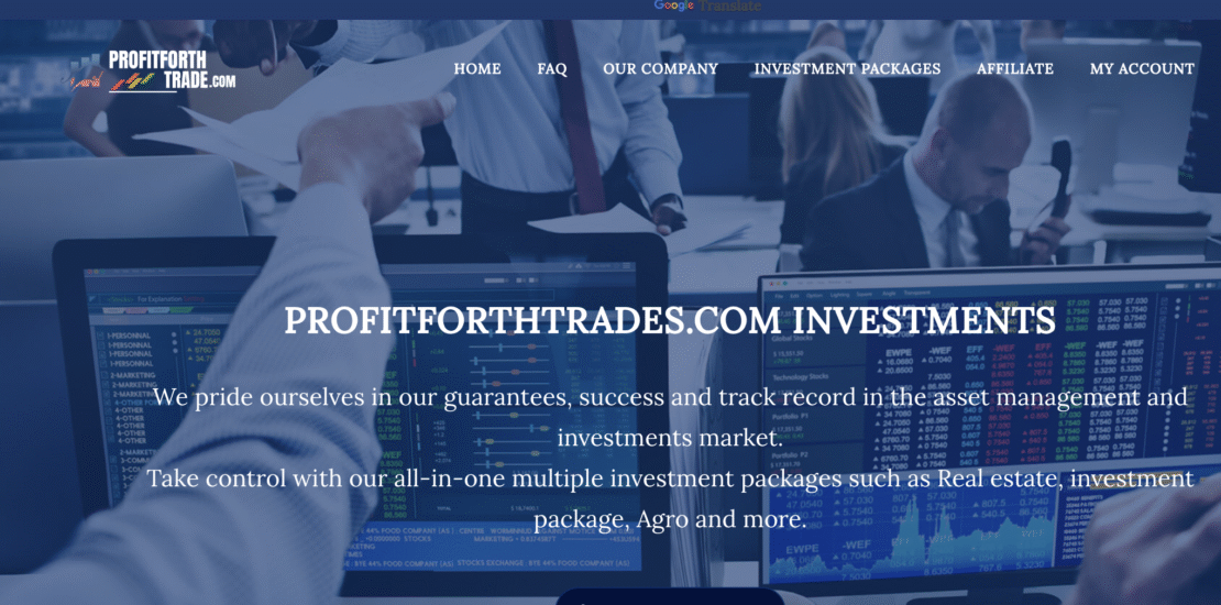 Profitforthtrades.com Detailed Scam Overview