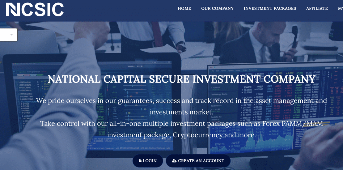 Nationalcapitalsecureinvestmentcompany.com – Scam!!