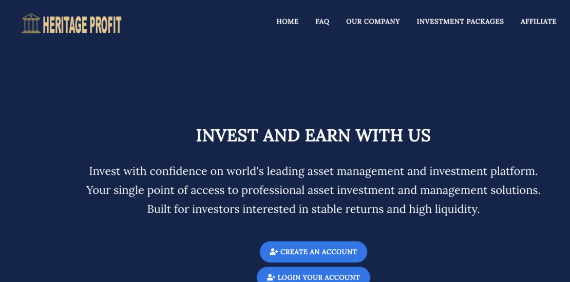 Unveiling Heritageprofit.com Scam