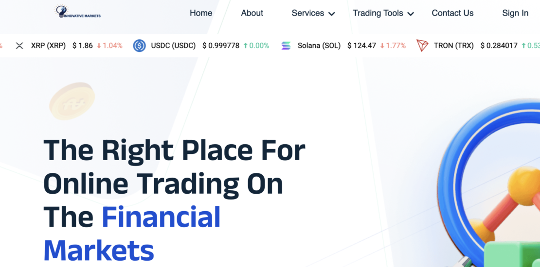 Innovativemarkets.org – Crypto Trading Scam