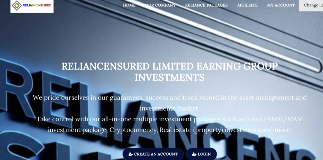 Reliancensured.ltd Scam Exposed