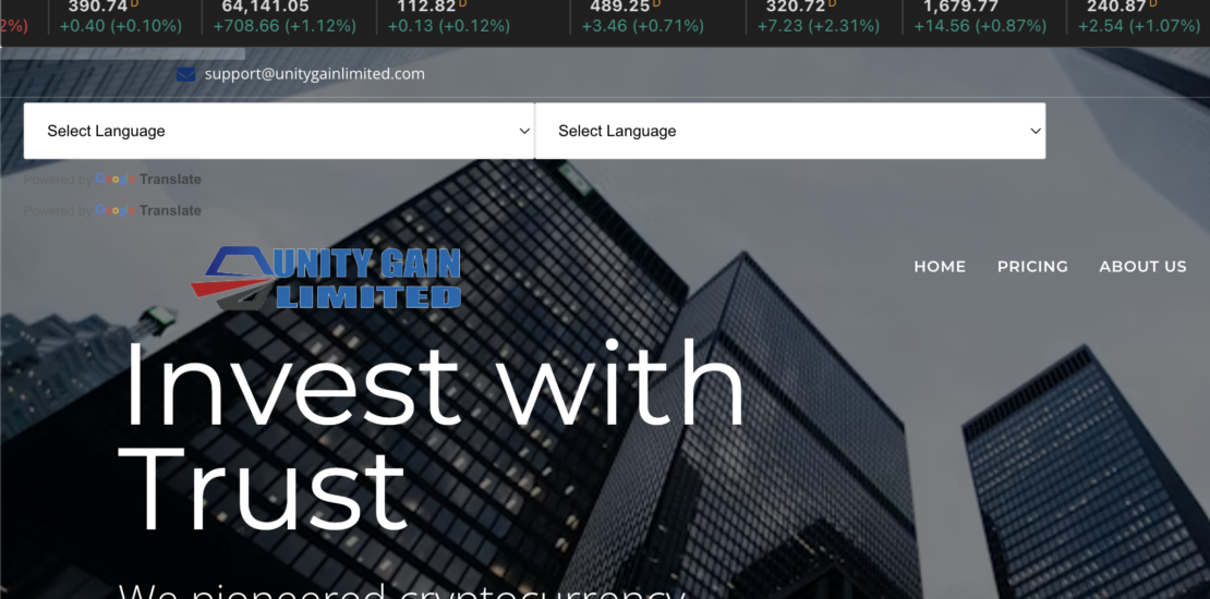 Unitygainlimited.com Fraud Uncovered