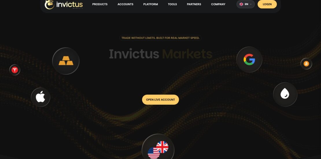 Screenshot of Invictusmarkets